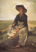 Shepherdess Jean Francois Millet